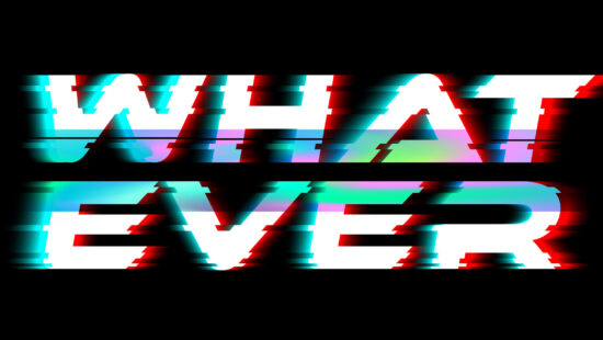 What ever slogan, Holographic and glitch typography, tee shirt g